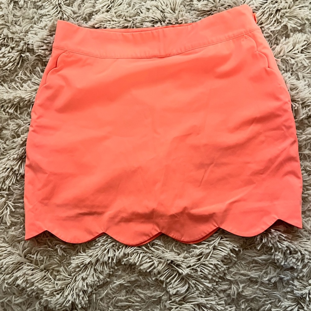 Vineyard Vines Bright Coral Mini Skirt